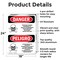 Signmission Pesticide Storage Hazardous Bilingual Danger Sign, Aluminum, 18in W x 24in L, 2PK OS-2PACK-DS-A-1824-VS-1526 - alternate 4